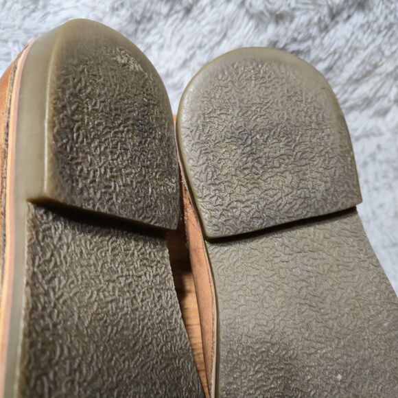 Steve Madden Harpoon Men Size 10 Tan Leather L ace Up Formal Dress Shoe Oxfords - Picture 13 of 15